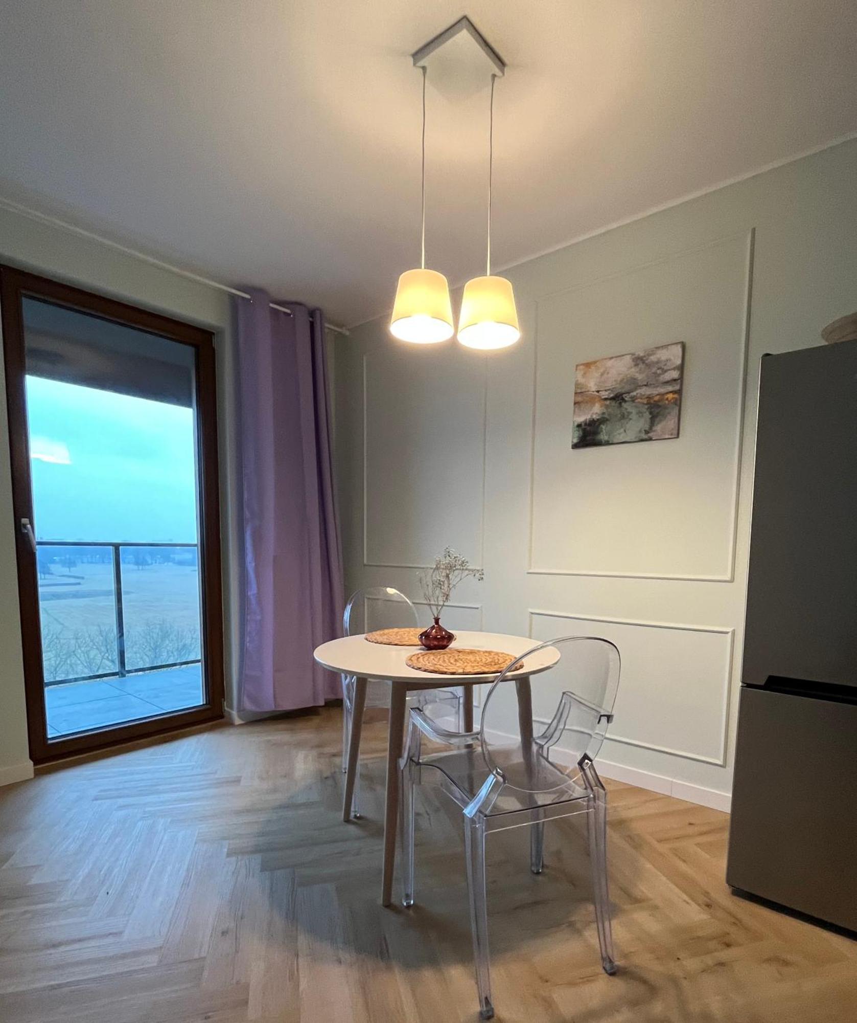 Warsaw Airport Wyscigi - City And Green View Apartment With Underground Garage Buitenkant foto