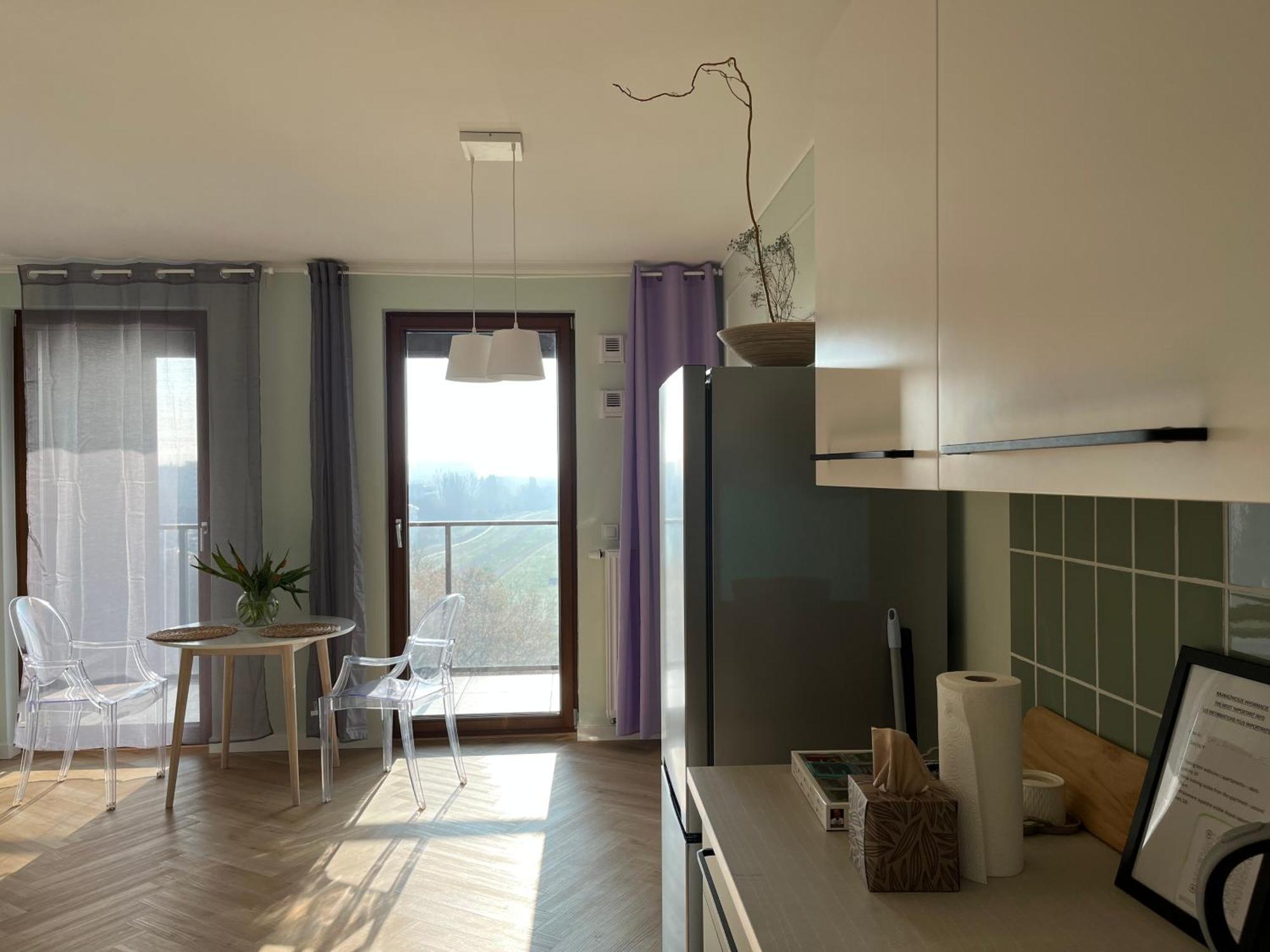 Warsaw Airport Wyscigi - City And Green View Apartment With Underground Garage Buitenkant foto
